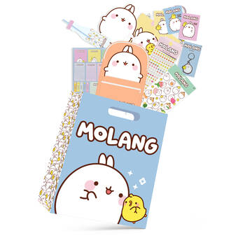 Molang Showbag S5 w/ Backpack/Drink Bottle/Eraser/Mouse Pad