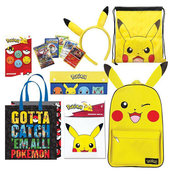 Pokemon Jnr 23 Kids Showbag Backpack/Badges/Drawstring Bag