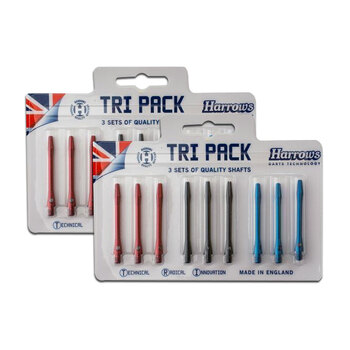 2PK 3pc Harrows Anodised Aluminium Shafts Dart Stems Accessory