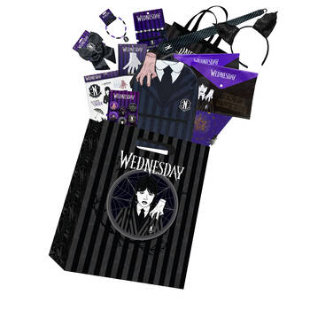 Wednesday Showbag S4 w/ Backpack/A4 Folders/Badges/Bracelet Set
