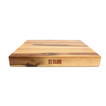 St. Claire Square Acacia Chopping Board Food Grade 35x35x4.0cm