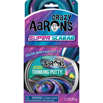 Crazy Aarons Thinking Putty Super Scarab Super Illusions Toy 10cm 3y+