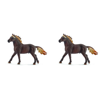2PK Schleich Kids/Childrens Toy Figurine Mustang Stallion 3y+