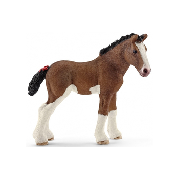 Schleich 3.4'' Clydesdale Foal Animal Action Figure Kids Toy 3-8y
