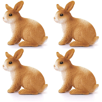 4PK Schleich Kids/Childrens Toy Figurine Rabbit 3y+