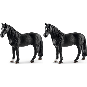 2PK Schleich 5.1'' Tennessee Walker Gelding Animal Figure Kids Toy 3-8y
