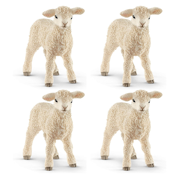 4PK Schleich Kids/Childrens Toy Figurine Lamb 3y+