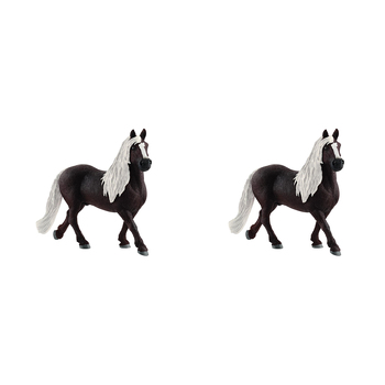 2PK Schleich Black Forest Stallion Animal Action Figure Kids Toy 3+