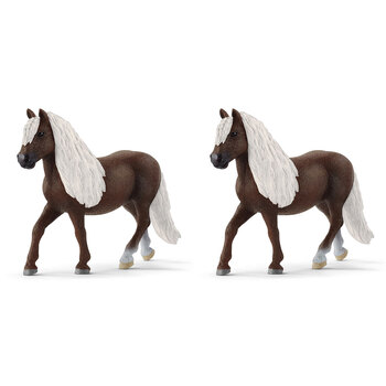 2PK Schleich Kids/Childrens Toy Figurine Black Forest Mare 3y+