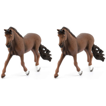2PK Schleich Kids/Childrens Toy Figurine Trakehner Gelding 3y+