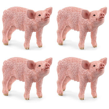 4PK Schleich Kids/Childrens Toy Figurine Piglet 3y+