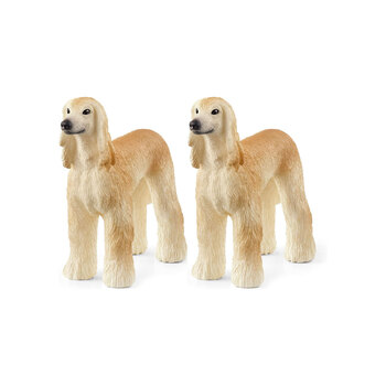 2PK Schleich Kids/Childrens Toy Figurine Afghan Hound 3y+