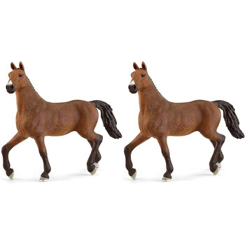 2PK Schleich Kids/Childrens Toy Figurine Oldenburger Mare 3y+