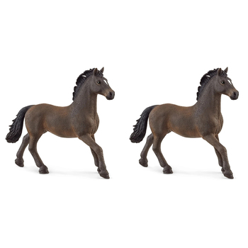 2PK Schleich 5.5'' Oldenburger Stallion Animal Action Figure Kids Toy 5-12y