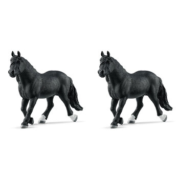 2PK Schleich Kids/Childrens Toy Figurine Noriker Stallion 3y+