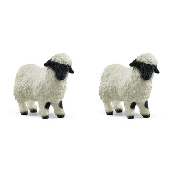 2PK Schleich Kids/Childrens Toy Figurine Valais Blacknose Sheep 3y+