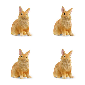 4PK Schleich Kids/Childrens Toy Figurine Lionhead Rabbit 3y+