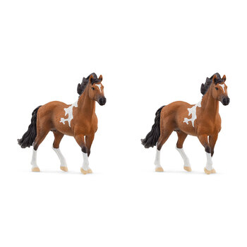 2PK Schleich Kids/Childrens Toy Figurine Mangalarga Marchador Stallion 3y+