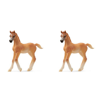 2PK Schleich 3.1'' Arab Foal Animal Action Figure Kids Toy 3-8y