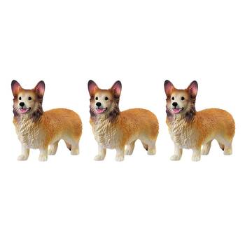 3PK Schleich Welsh Corgi Animal Figure/Sculpture Toy 2cm 3y+
