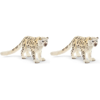 2PK Schleich Kids/Childrens Toy Figurine Snow Leopard 3y+