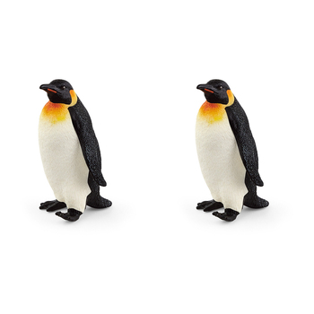 2PK Schleich 2'' Emperor Penguin Animal Action Figure Kids Toy 3-8y