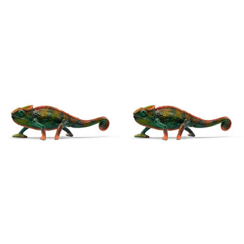 2PK Schleich Kids/Childrens Toy Figurine Chameleon 3y+