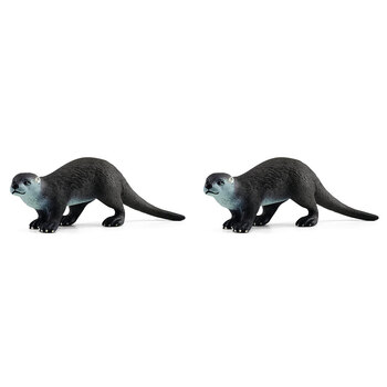 2PK Schleich Kids/Childrens Toy Figurine Otter 3y+