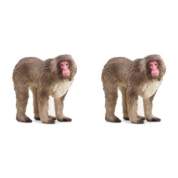 2PK Schleich Kids/Childrens Toy Figurine Japanese Macaque 3y+
