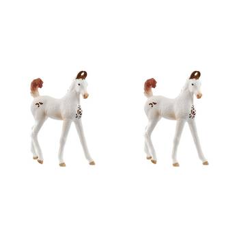 2PK Schleich Marwari Foal Figure/Sculpture Toy 6cm 3y+