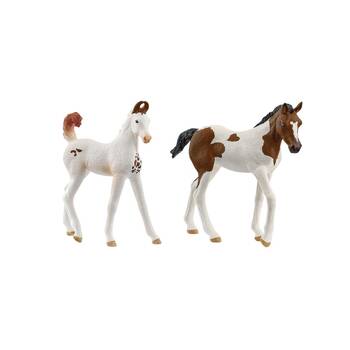 Schleich Marwari Foal/Paint Horse Foal Figure Toy 6cm Combo Set 3y+