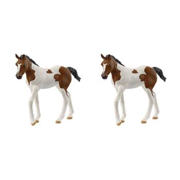 2PK Schleich Paint Horse Foal 2025 Release Figure/Sculpture Toy 3y+