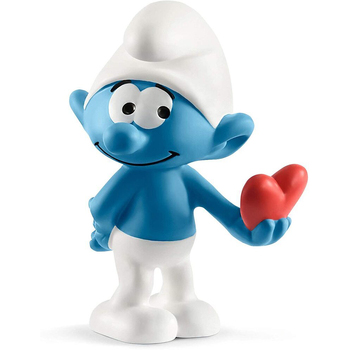 Schleich 2.2'' Smurf w/ Heart Action Figure Kids Toy 3-8y