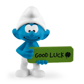 Schleich 2.1'' Good Luck Smurf Action Figure Kids Toy 3-8y