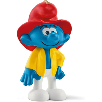 Schleich 2.2'' Fireman Smurf Action Figure Kids Toy 3-8y