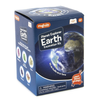 Pocket Money 13cm Planet Exploration Earth Excavation Kit Kids Toy 6y+