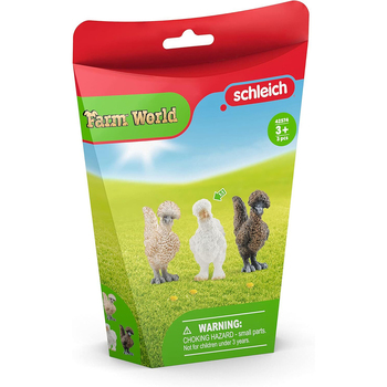 3pc Schleich 7.6'' Chicken Friends Action Figure Kids Toy 3-8y