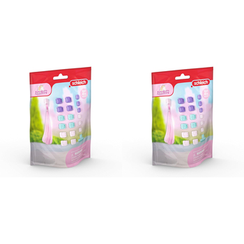2PK 20pc Schleich Horse Hair Clips/Beads Accessories Kids Toy 4+