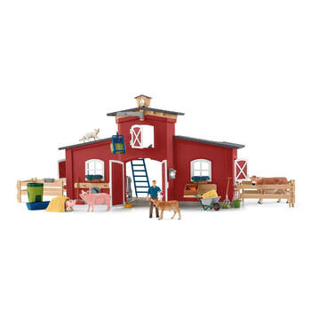 Schleich Red Barn w/ Animals & Accessories Figure Toy Kids Playset 3y+