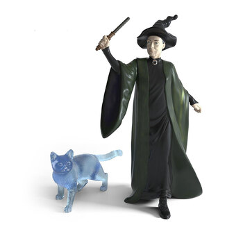 2pc Schleich 7.1'' Professor McGonagall & Patronus Figure Kids Toy 6-12y