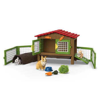 Schleich Rabbit Hutch 2025 Release Kids Action Figure Playset Toy 3y+