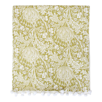 LVD Cotton Canvas 135cm Table Runner Dining Cloth - Artichoke