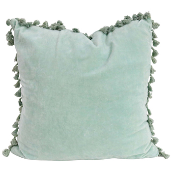 LVD Cushion Velvet Tassels Frost Home/Lounge Decor 50cm Square