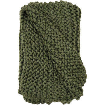 LVD Throw Chunky Tuck Stitch Pine Decorative Home/Lounge Decor