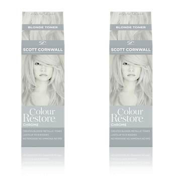 2PK Scott Cornwall Colour Restore Chrome Hair Care/Styling 