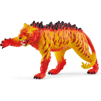 Schleich 7.1'' Eldrador Lava Tiger Action Figure Kids Toy 7-12y