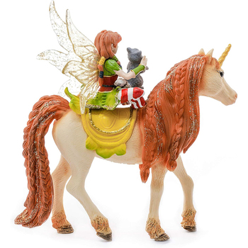 Schleich Kids/Childrens Toy Figurine Fairy Marween with Glitter Unicorn 5y+
