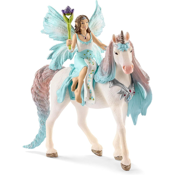 Schleich Kids/Childrens Toy Figurine Fairy Eyela with Princess Unicorn 5y+