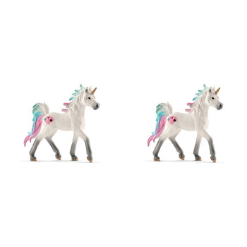 2PK Schleich Kids/Childrens Toy Figurine Sea unicorn, foal 3y+