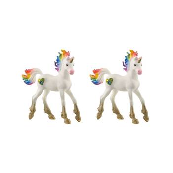 2PK Schleich Unicorn Foal Iris Animal Figure/Sculpture Toy 3y+